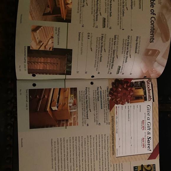 🎉5/$10🎉Woodsmith magazine vol 26 no 151 February / March 2004 oak tool cabinet - Picture 2 of 10